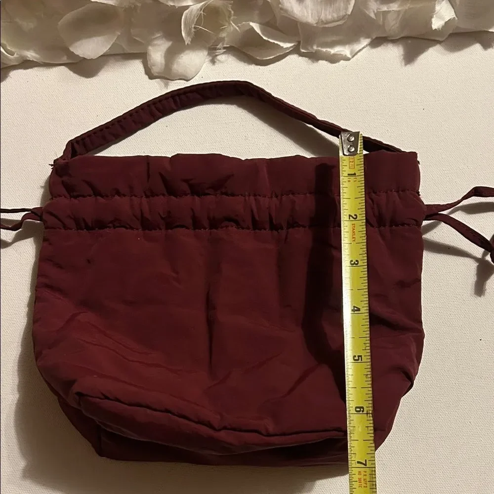 Fenty Beauty Burgundy Cosmetic Pouch